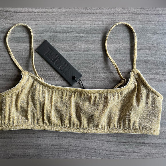 Triangl gold sparkle top - Picture 2 of 4